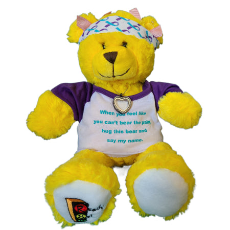 Ready Set Go Inspirational Suicide Awareness Bear