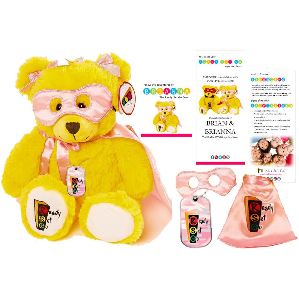 Ready Set Go Super Hero Anti-Bullying Play Therapy Bear