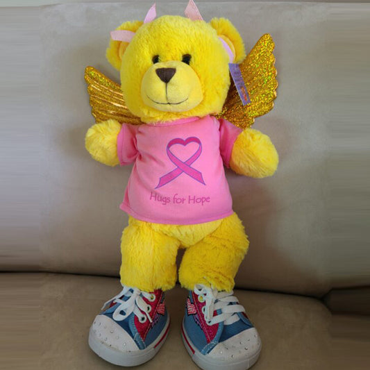 Ready Set Go Inspirational Angel Bear with Angel Sneakers
