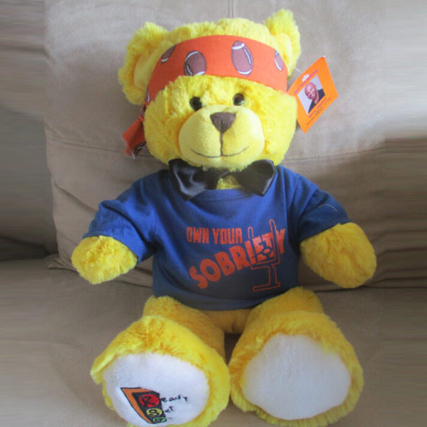 Ready Set Go Signed Limited Edition Vance Johnson Warrior Bear with Pendant & Certificate